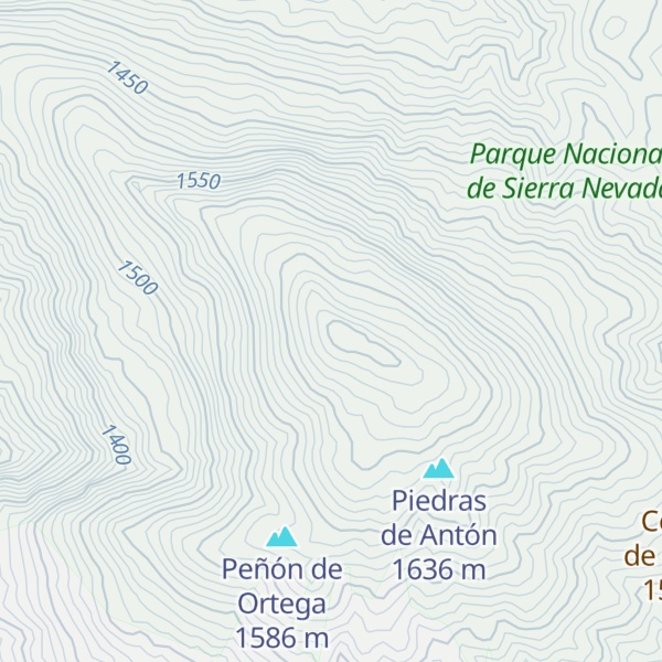 Map of Cerro del Galayo