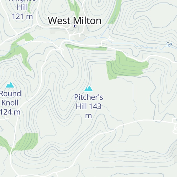 Map of Pitcher's Hill