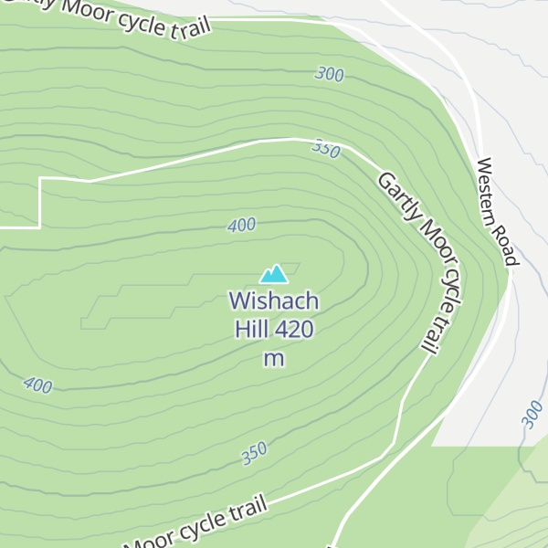 Map of Wishach Hill