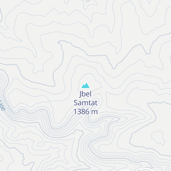 Map of Jbel Samtat