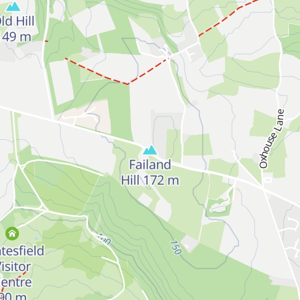 Map of Failand Hill
