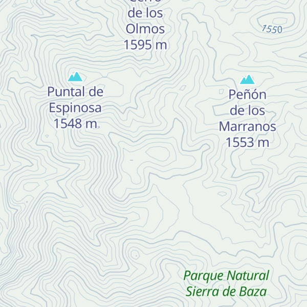 Map of Cerro del Moro