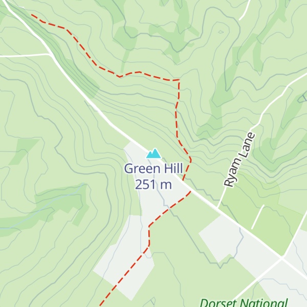 Map of Green Hill
