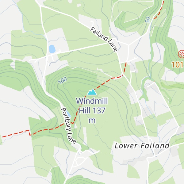 Map of Windmill Hill