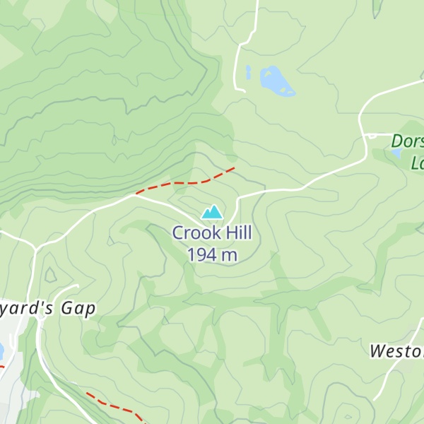Map of Crook Hill