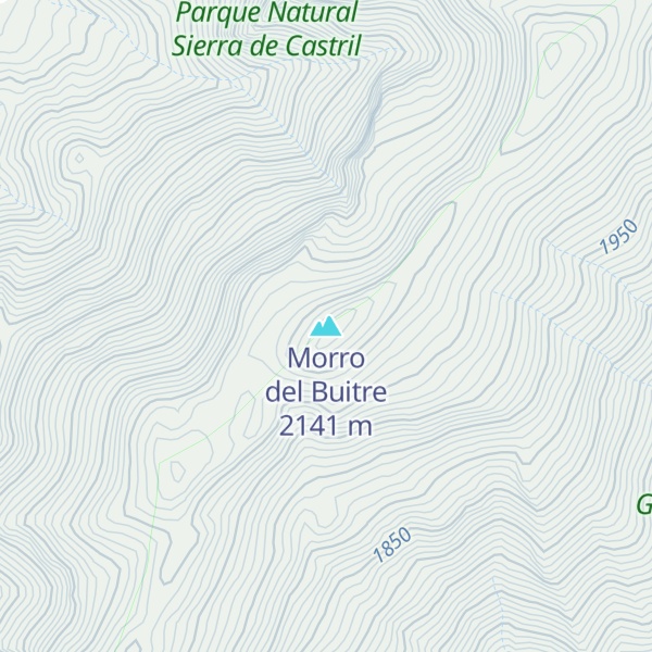 Map of Morro del Buitre