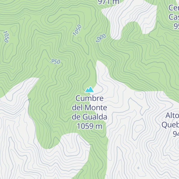 Map of Cumbre del Monte de Gualda