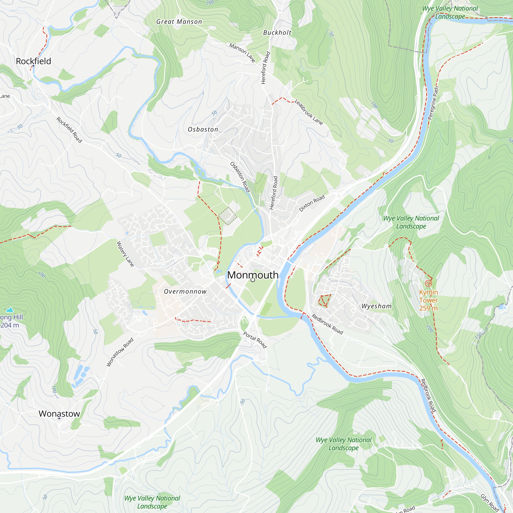 Shire Hall map