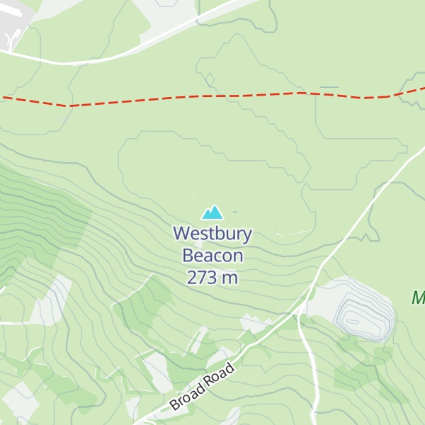 Map of Westbury Beacon