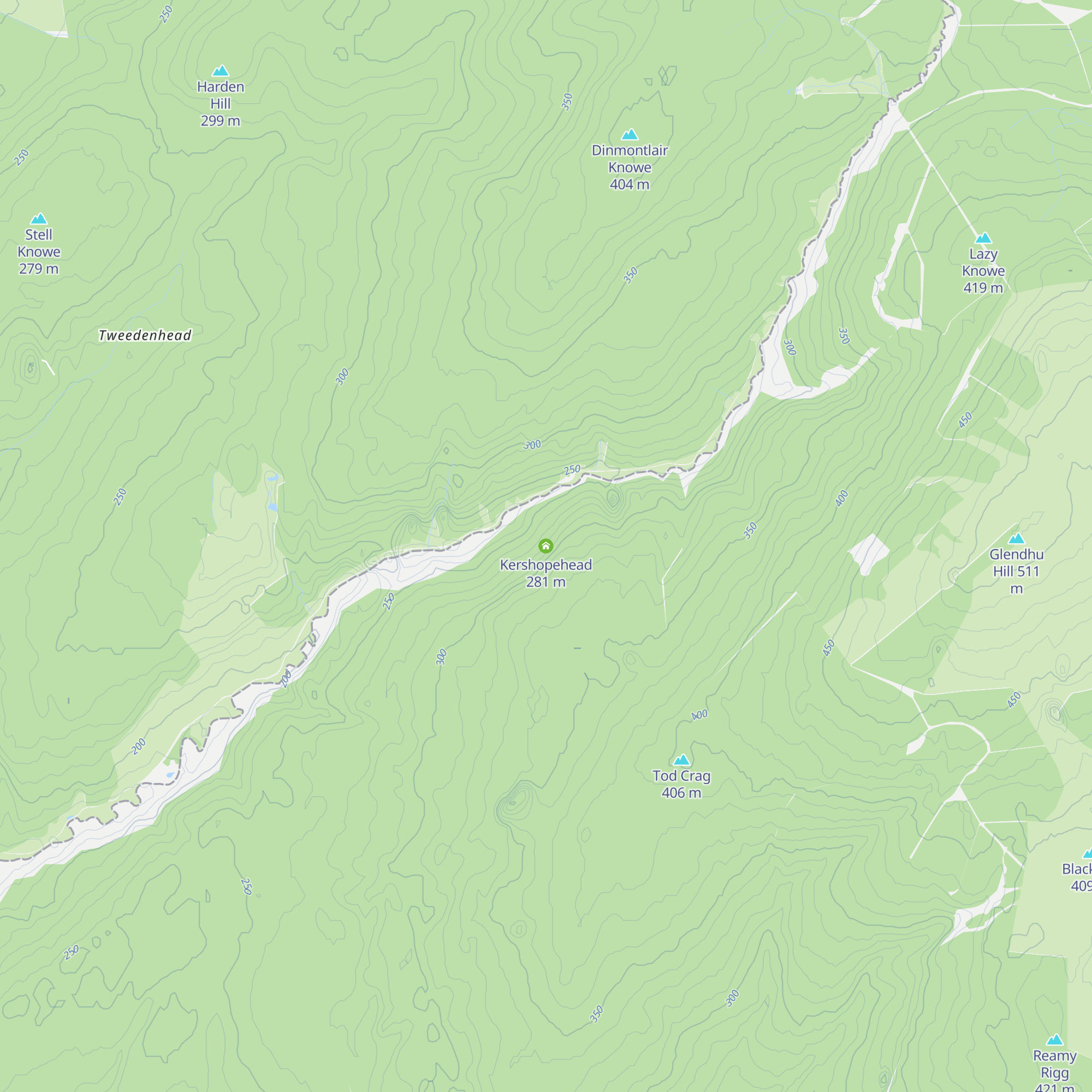 Kershopehead map