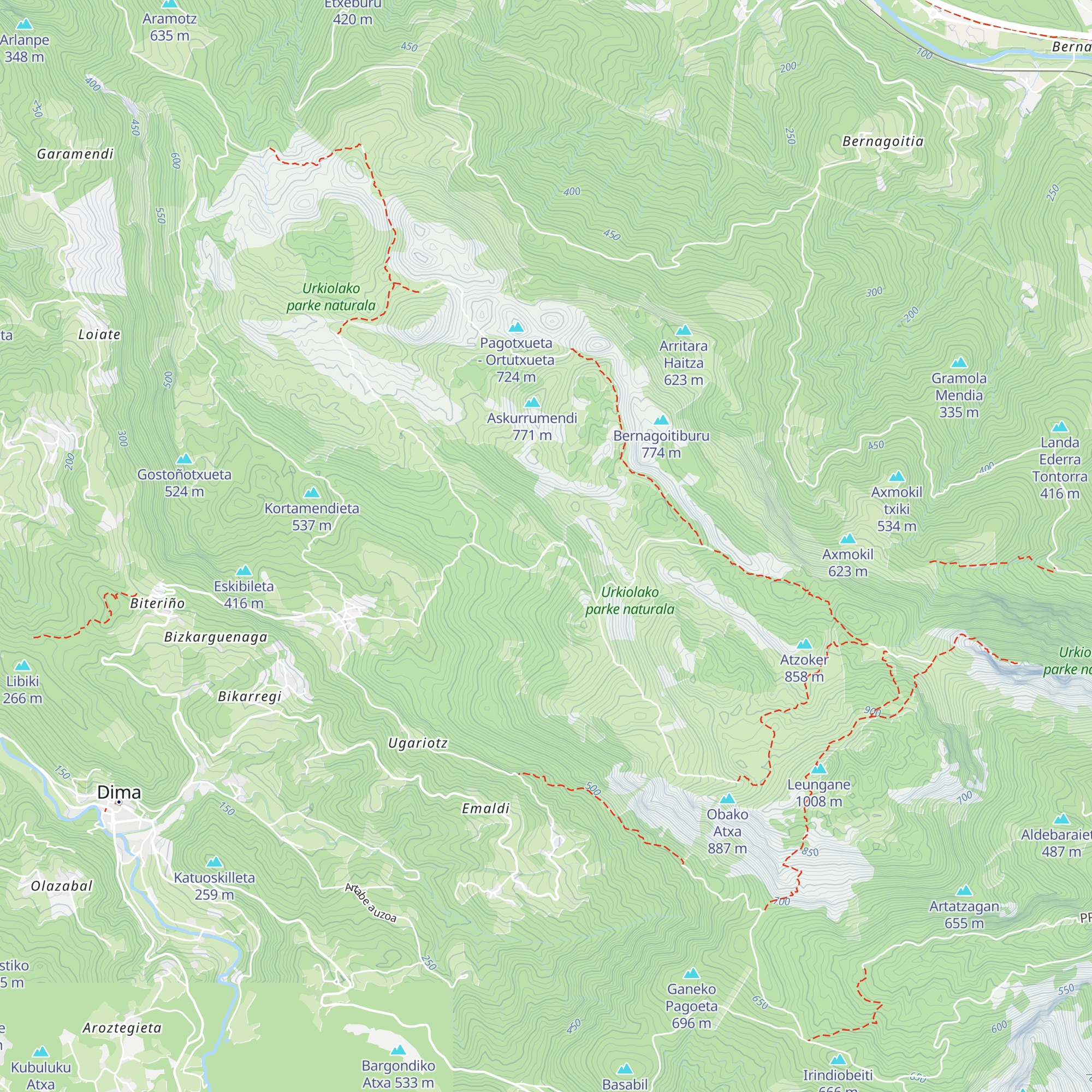 Refugio Markue map