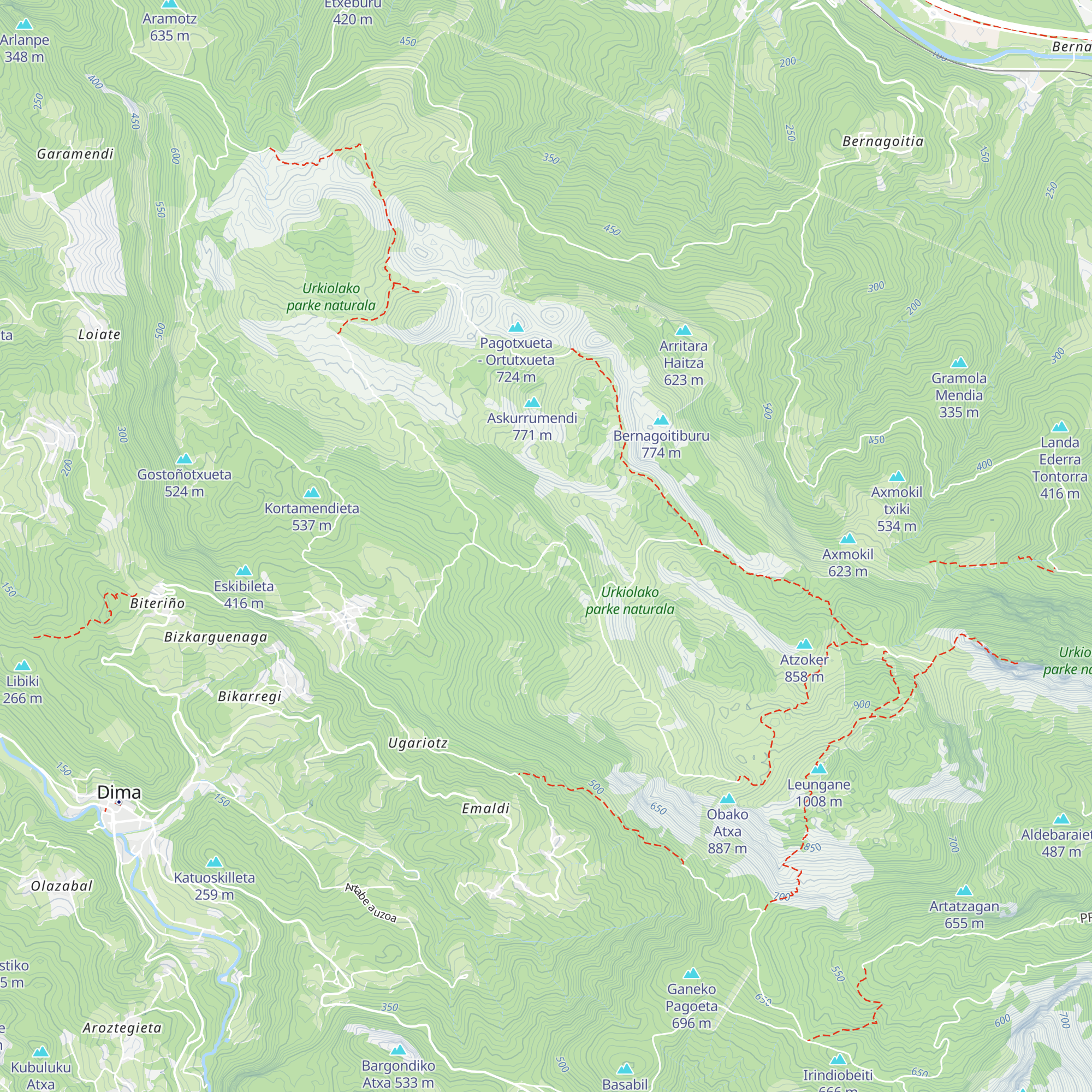 Refugio Markue map