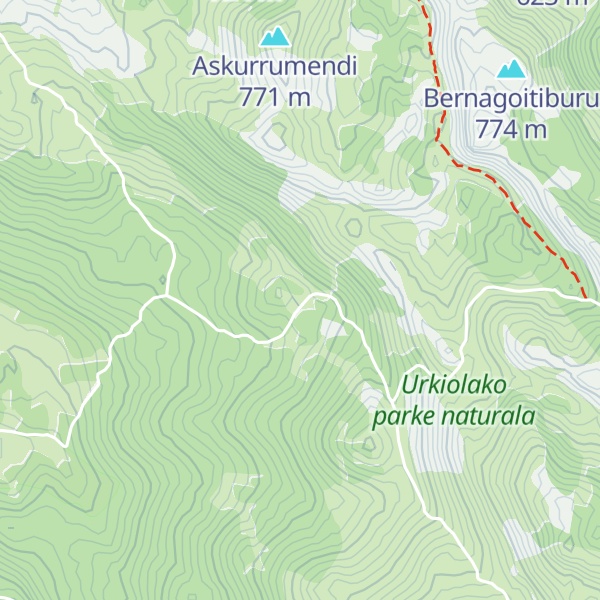 Map of Refugio Markue