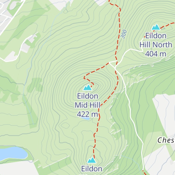 Map of Eildon Mid Hill