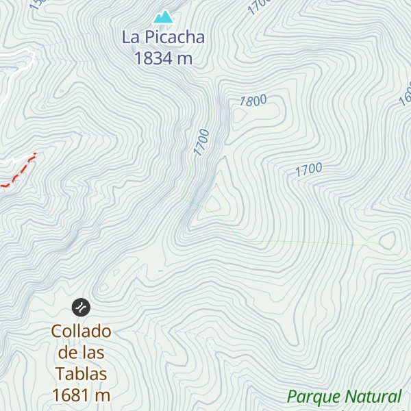 Map of Alto del Calar de Mendoza