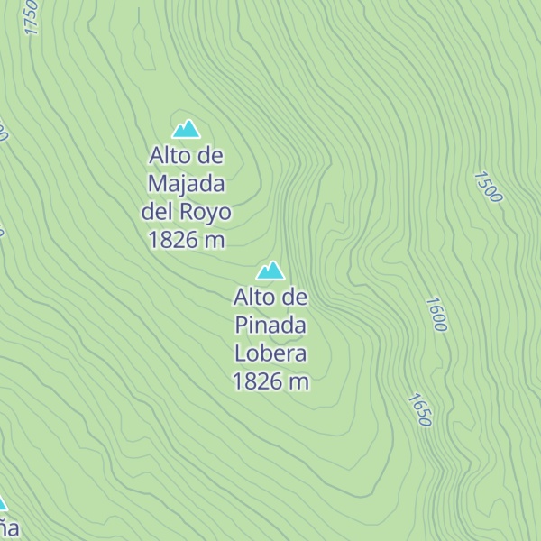 Map of Alto de Pinada Lobera