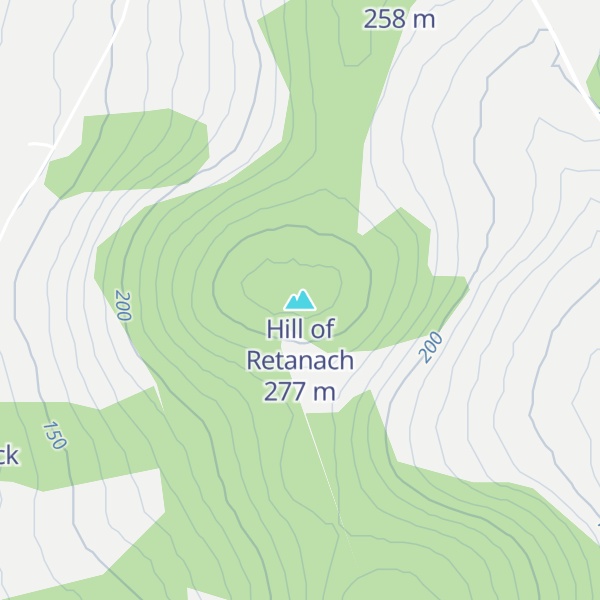 Map of Hill of Retanach