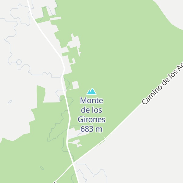 Map of Monte de los Girones