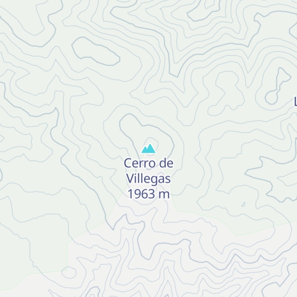 Map of Cerro de Villegas
