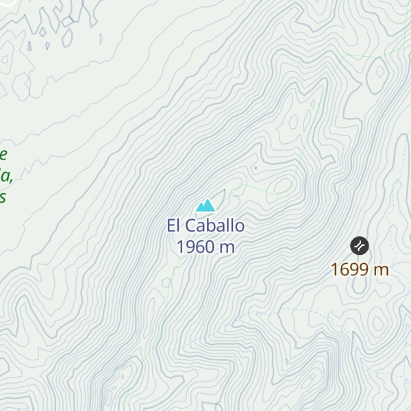 Map of El Caballo