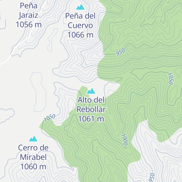 Map of Alto del Rebollar