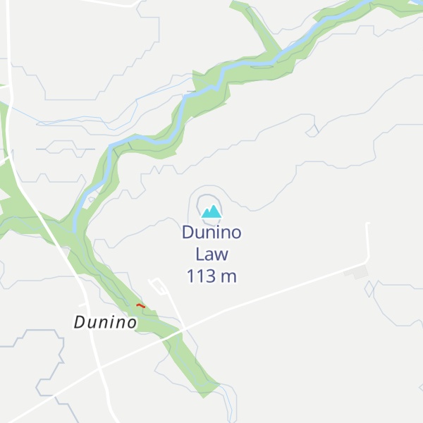 Map of Dunino Law