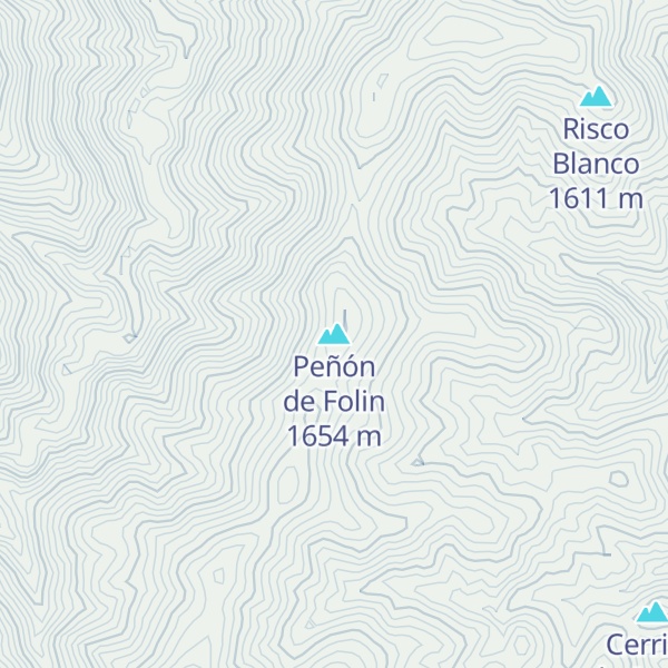 Map of Peñón de Folin