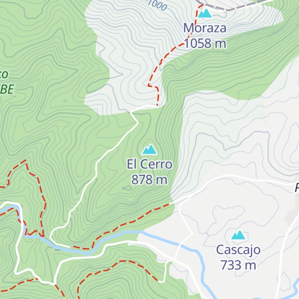 Map of El Cerro