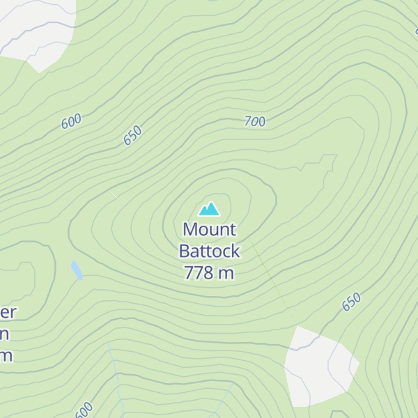 Map of Mount Battock