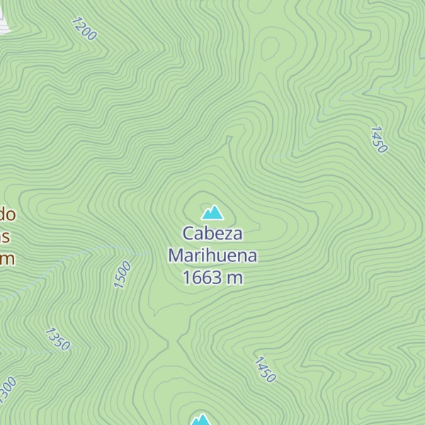 Map of Cabeza Marihuena