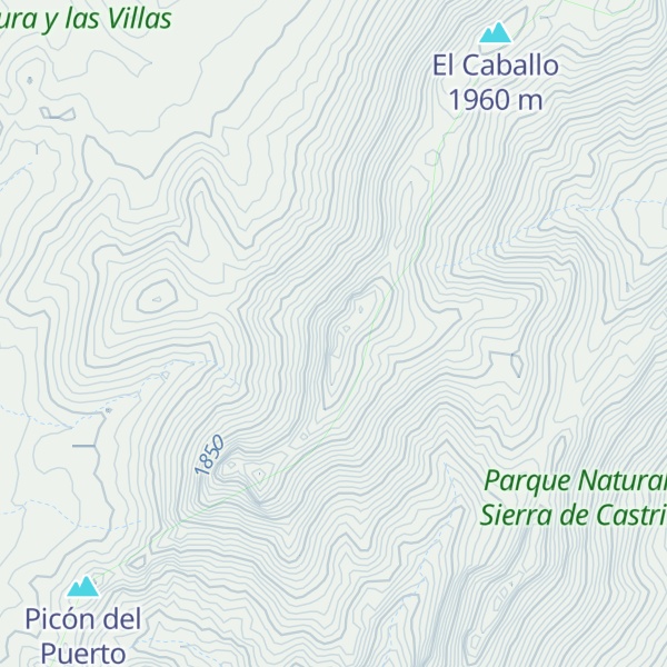 Map of Las Buitreras