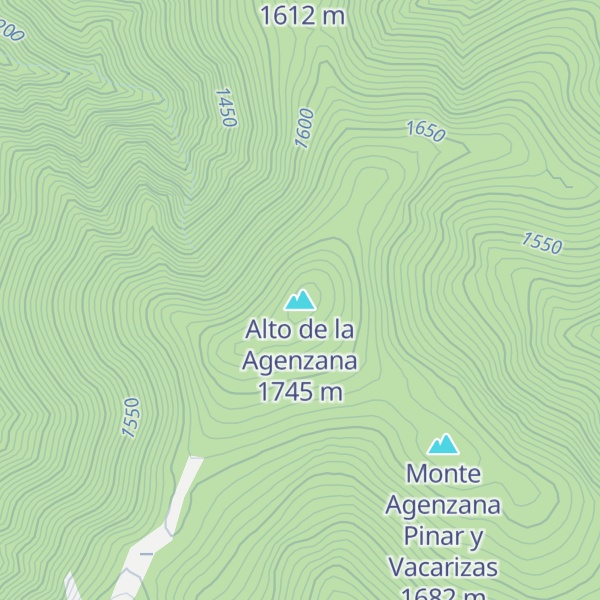 Map of Alto de la Agenzana