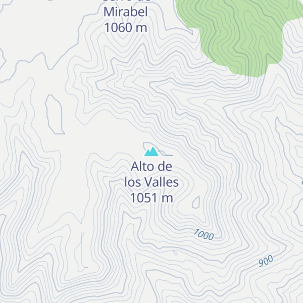 Map of Alto de los Valles