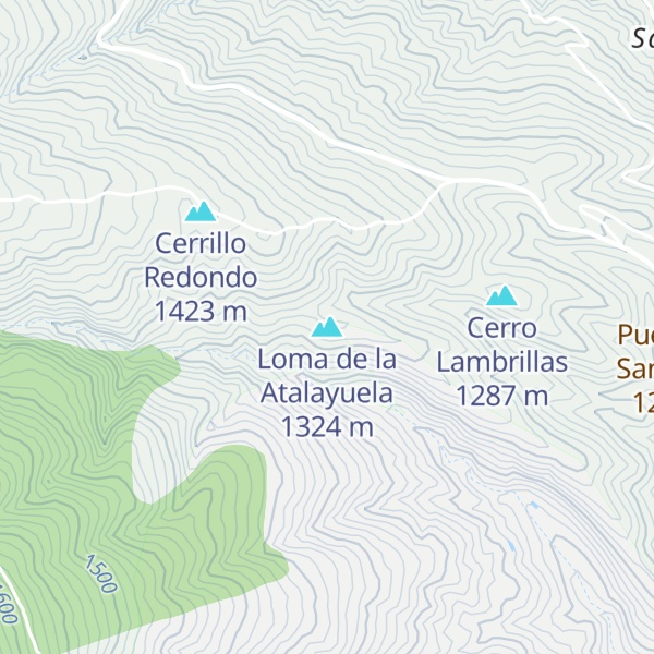 Map of Loma de la Atalayuela