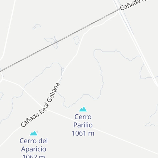 Map of Cerro de los Pozos