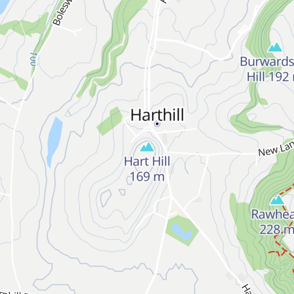 Map of Hart Hill