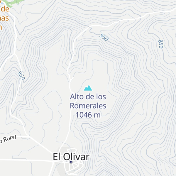 Map of Alto de los Romerales