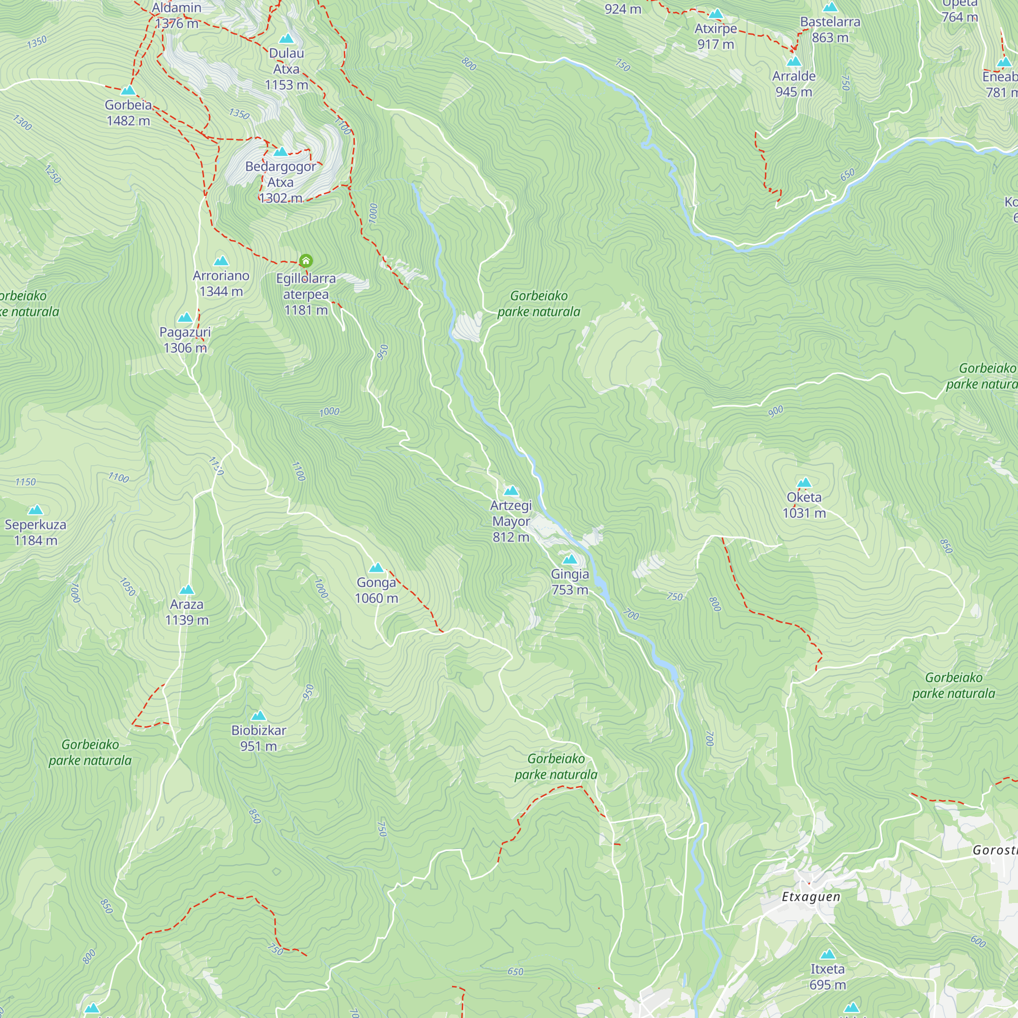 Asunkorta aterpea map