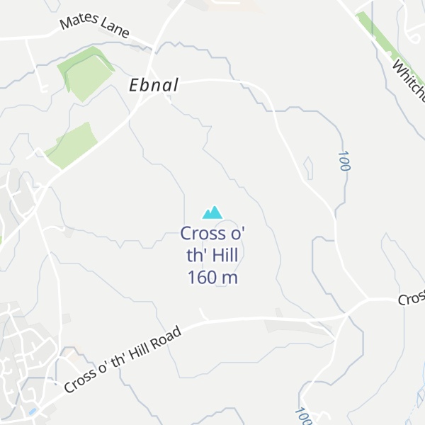 Map of Cross o' th' Hill