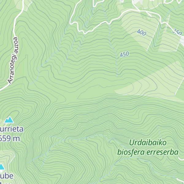 Map of Munarri Nagusia Mendia