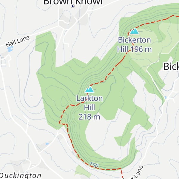 Map of Larkton Hill
