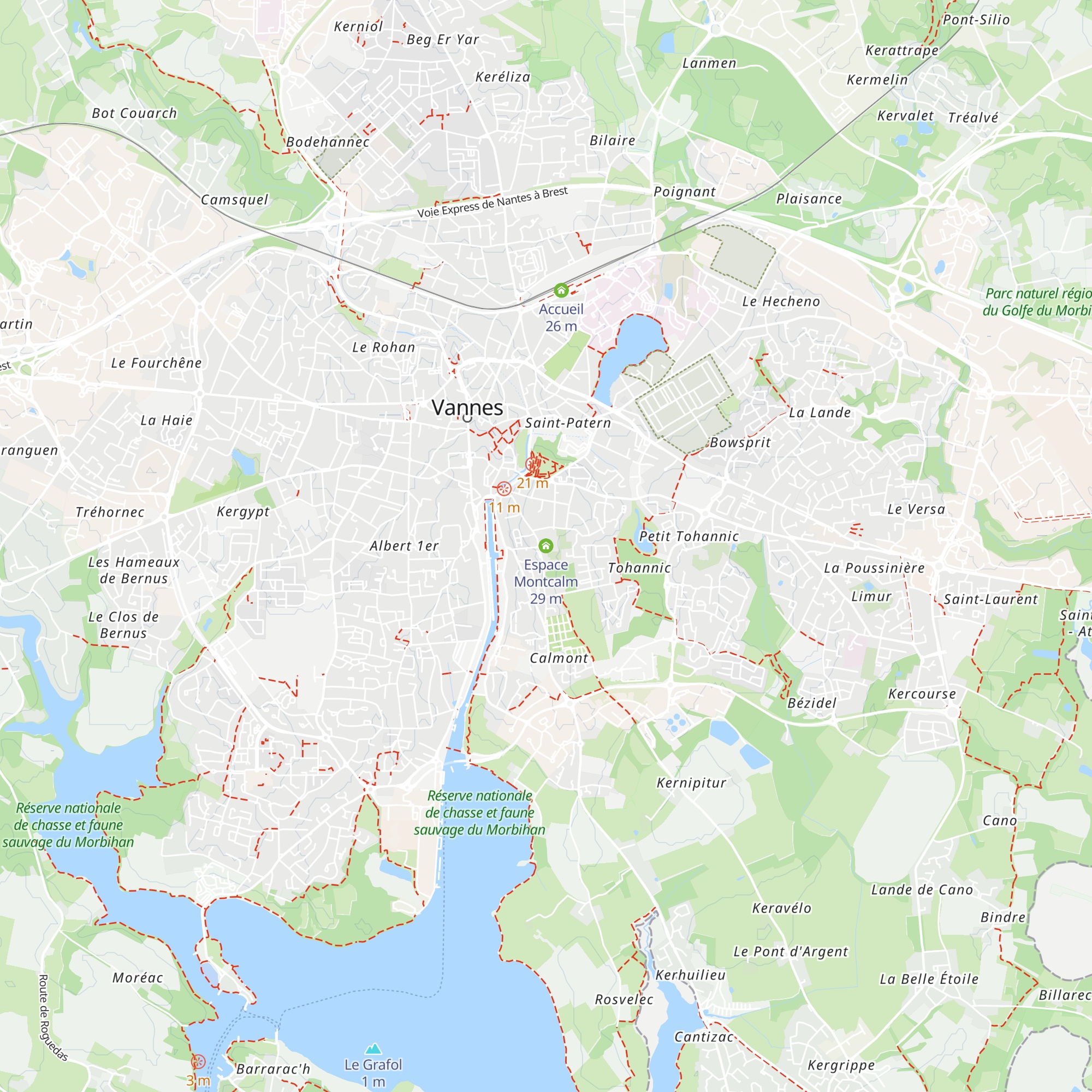 Espace Montcalm map