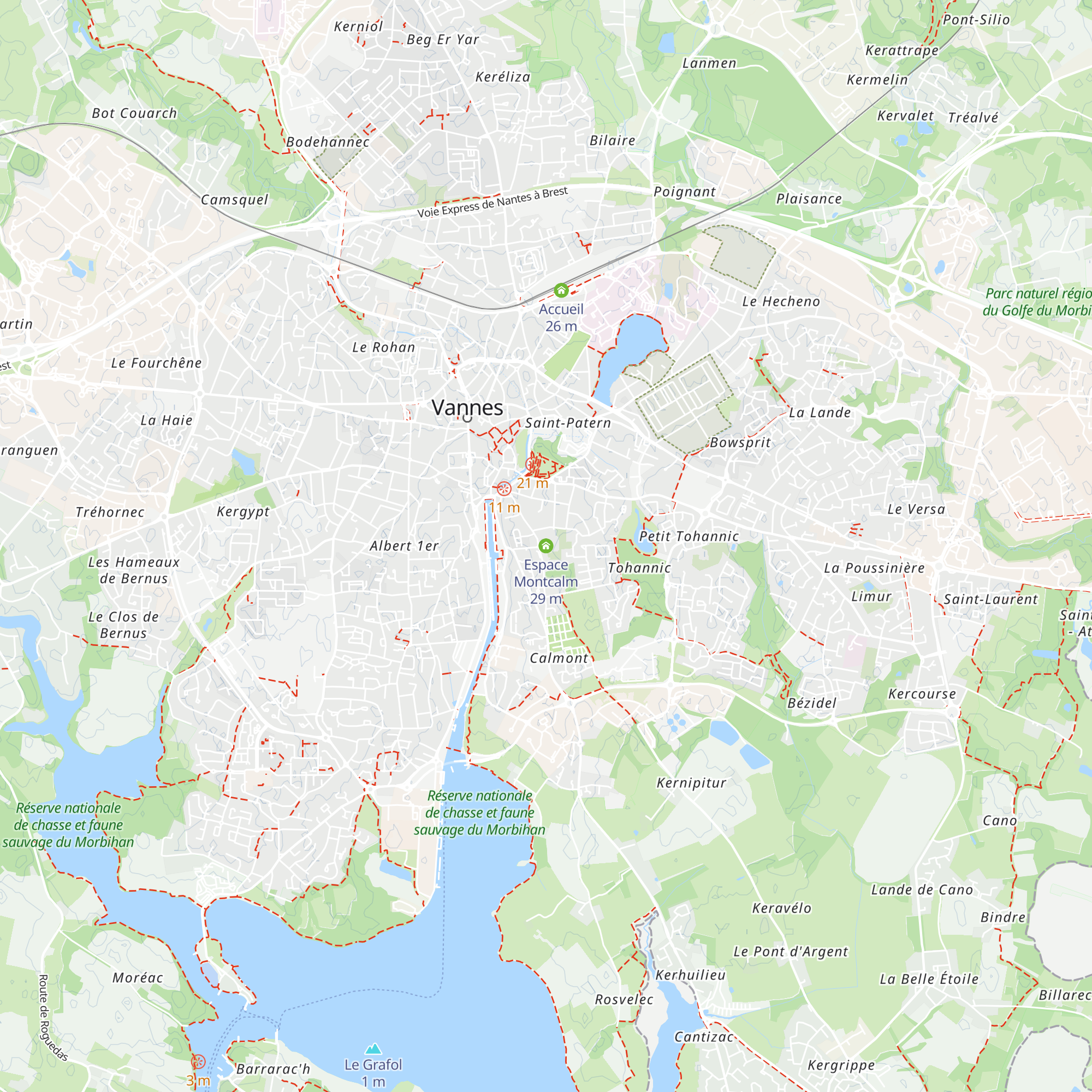 Espace Montcalm map