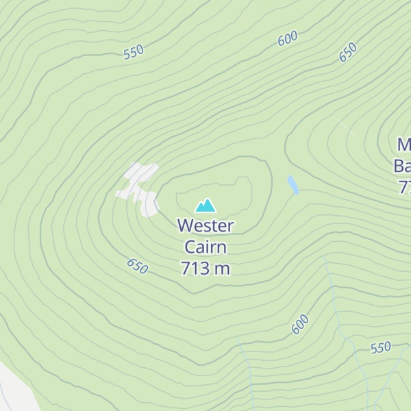 Map of Wester Cairn