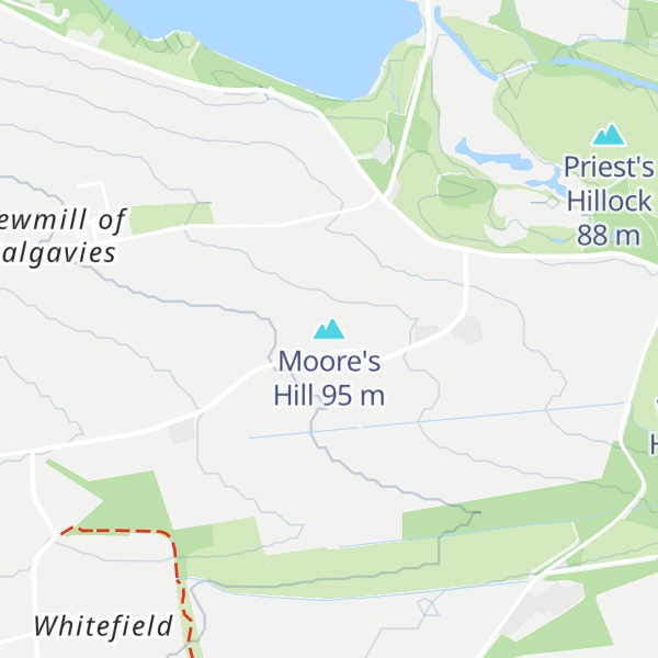 Map of Moore's Hill