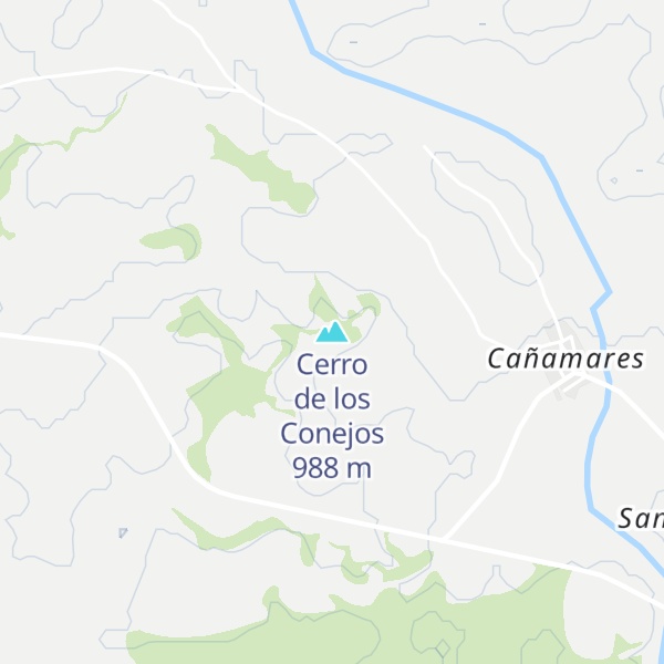 Map of Cerro de los Conejos