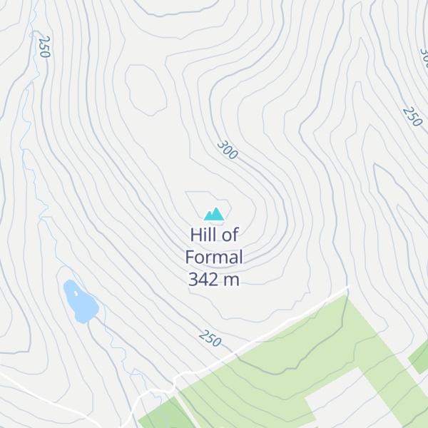 Map of Hill of Formal