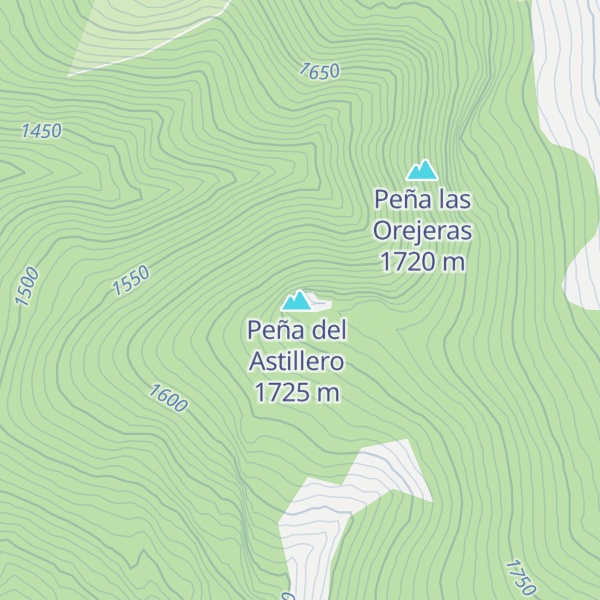 Map of Refugio de Ventosinos