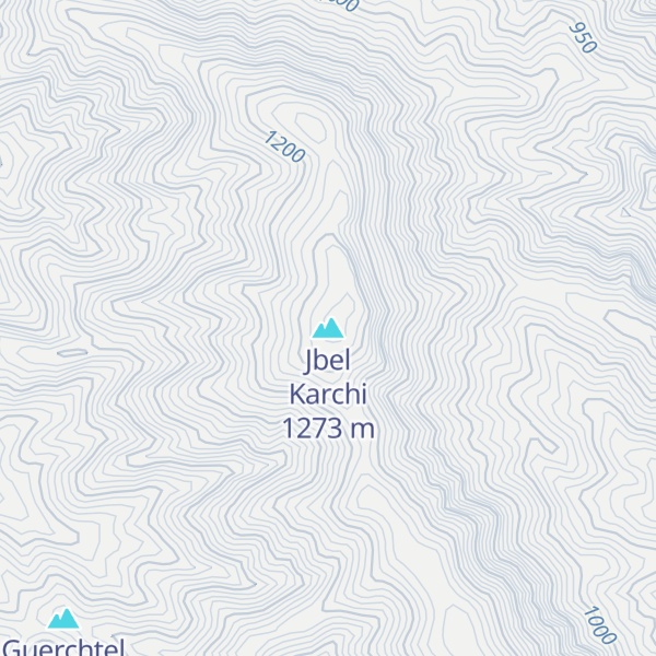 Map of Jbel Karchi