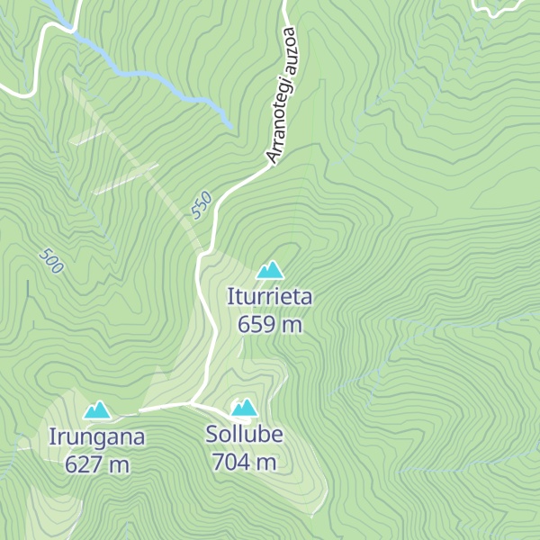 Map of Iturrieta